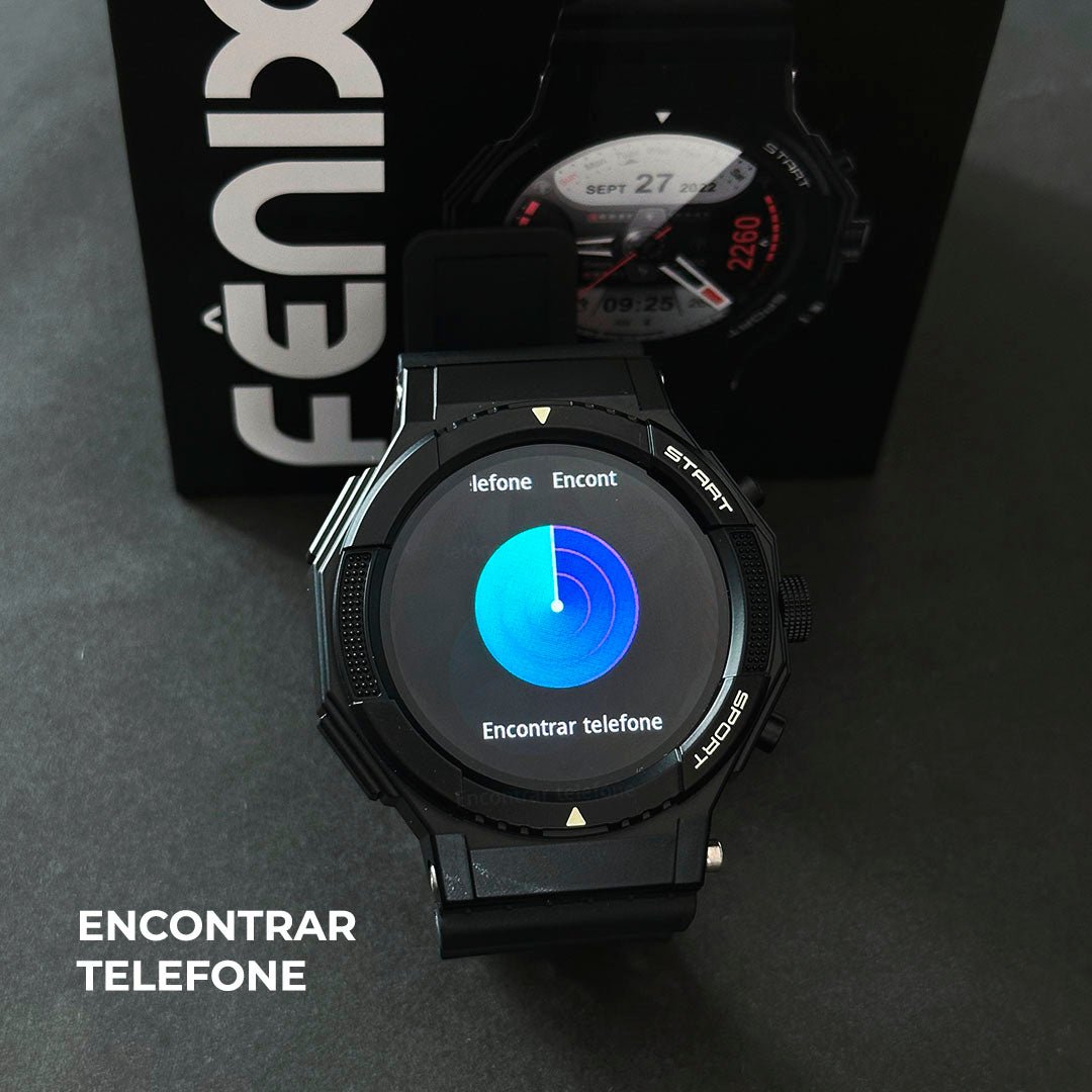 SmartWatch Fênix - Wearzone 50mm - À Prova D'água. - Maria Celular