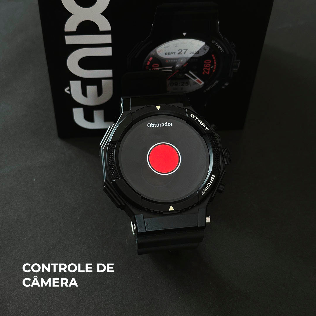 SmartWatch Fênix - Wearzone 50mm - À Prova D'água. - Maria Celular