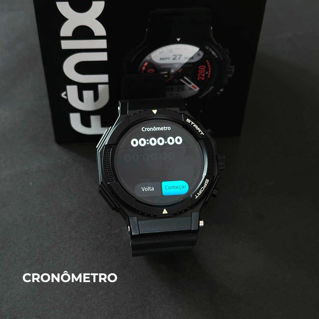 SmartWatch Fênix - Wearzone 50mm - À Prova D'água. - Maria Celular