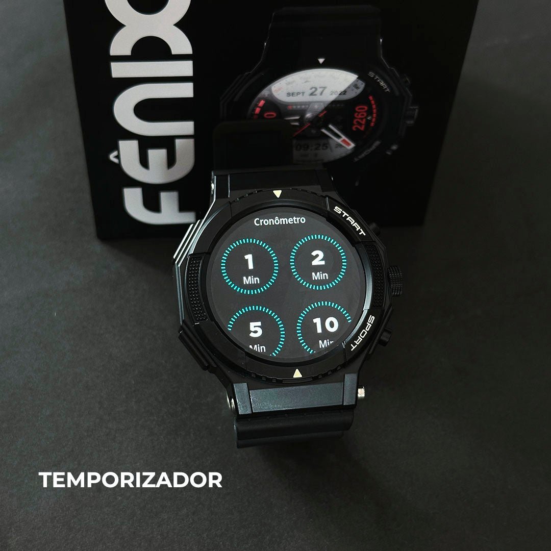 SmartWatch Fênix - Wearzone 50mm - À Prova D'água. - Maria Celular