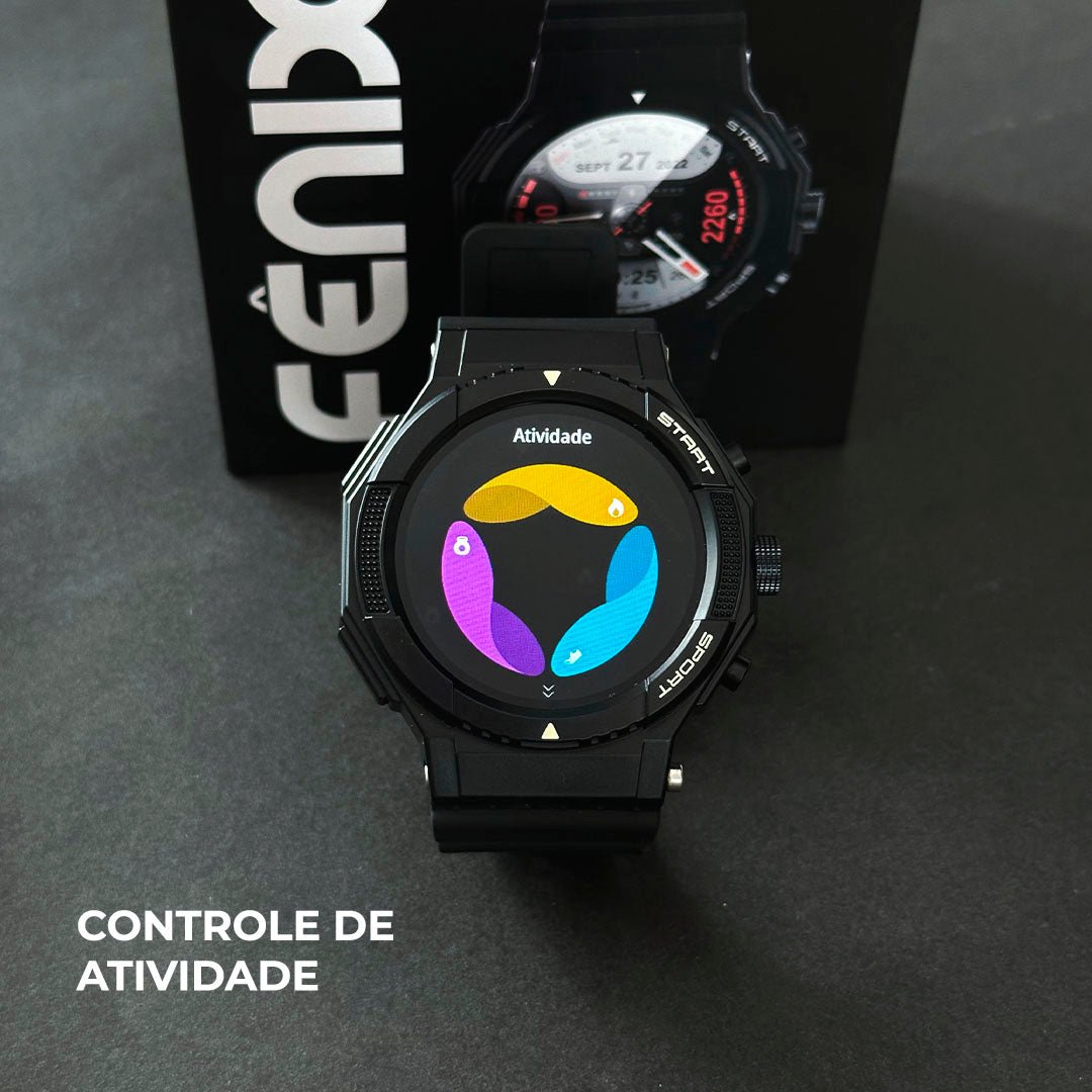 SmartWatch Fênix - Wearzone 50mm - À Prova D'água. - Maria Celular