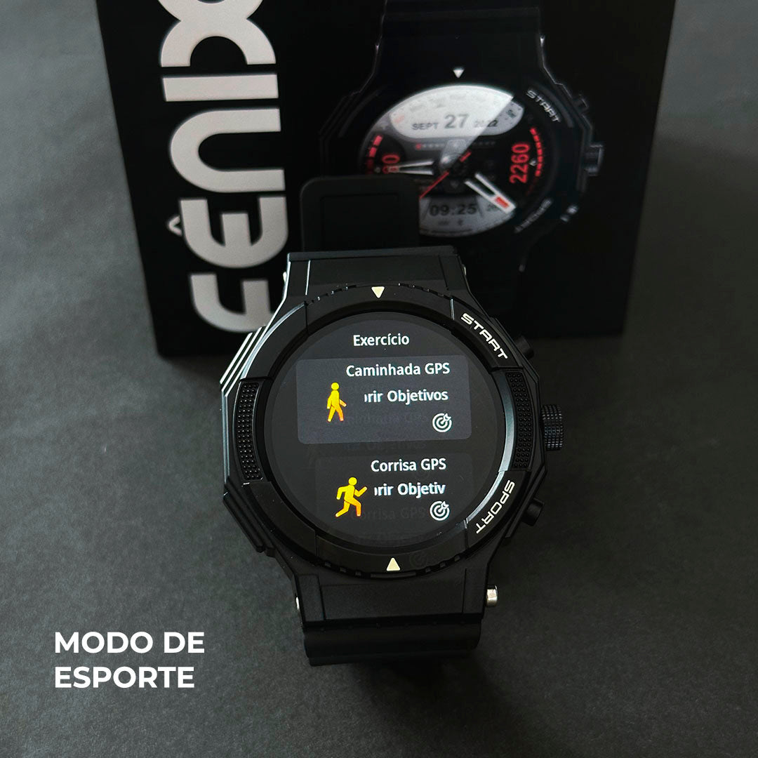 SmartWatch Fênix - Wearzone 50mm - À Prova D'água. - Maria Celular