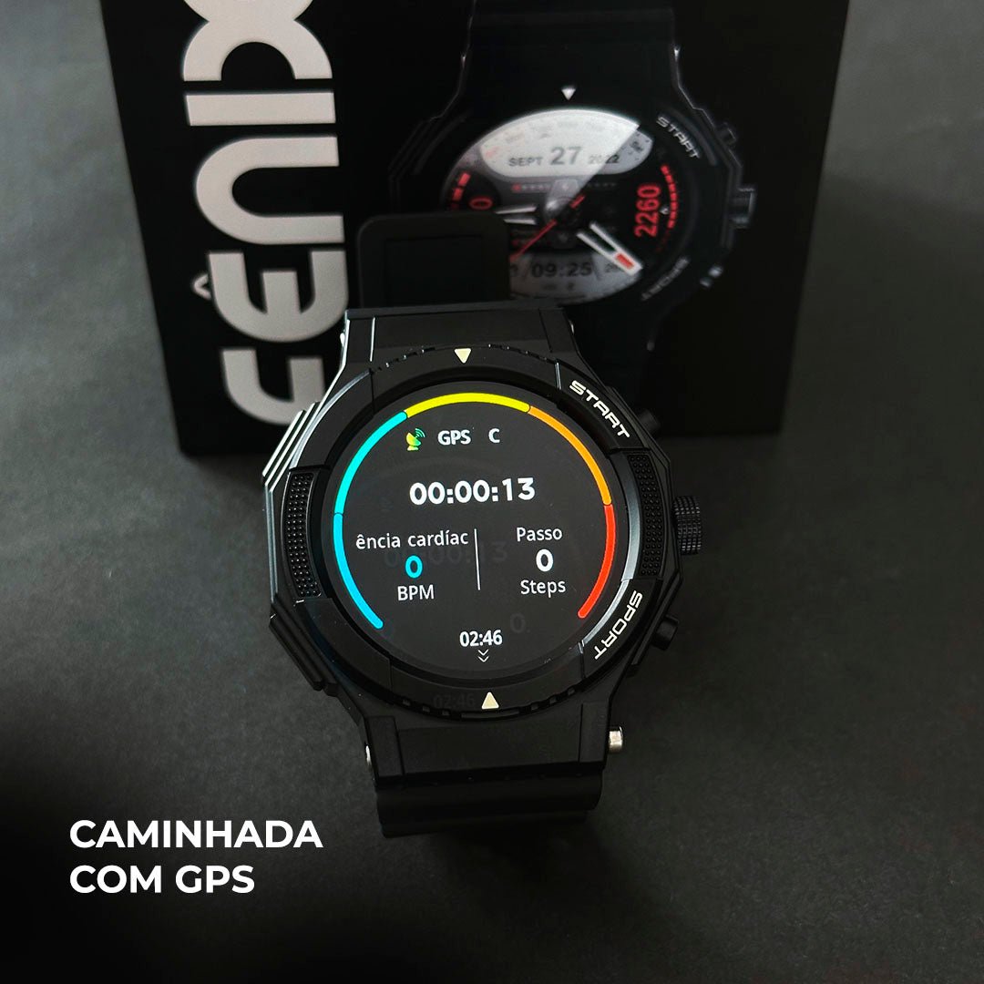 SmartWatch Fênix - Wearzone 50mm - À Prova D'água. - Maria Celular
