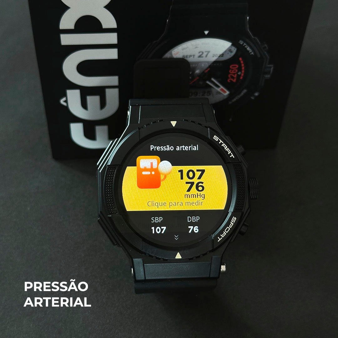 SmartWatch Fênix - Wearzone 50mm - À Prova D'água. - Maria Celular