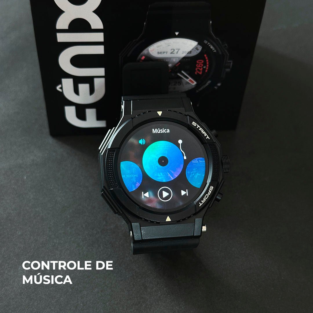 SmartWatch Fênix - Wearzone 50mm - À Prova D'água. - Maria Celular