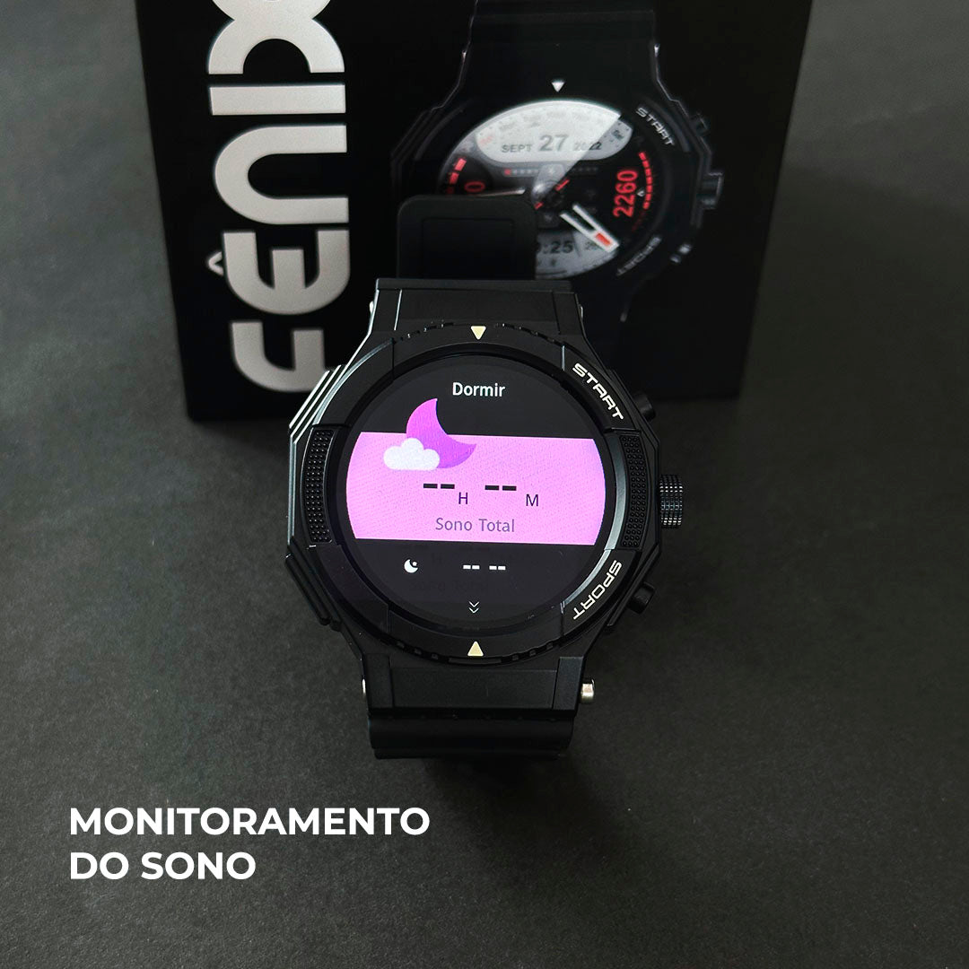 SmartWatch Fênix - Wearzone 50mm - À Prova D'água. - Maria Celular